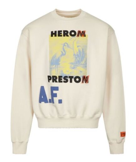 Heron Preston Authorized Heron Print Sweatshirt